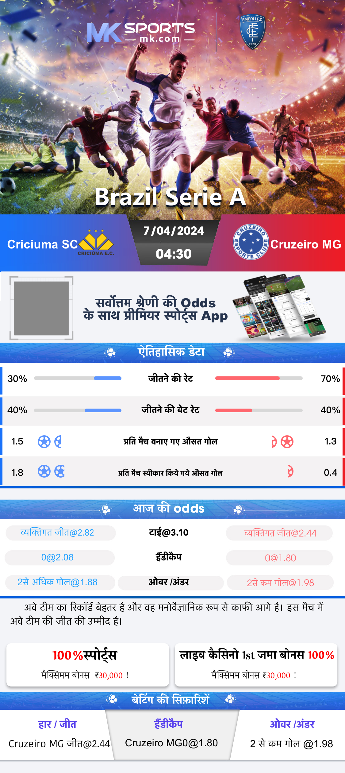 lucky result chart